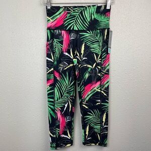NWT Ideology Cropped High Rise Athletic Leggings Size XS
